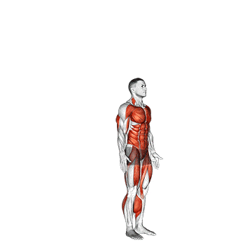 Person performing BURPEES exercise