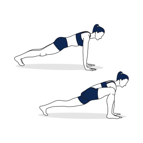 Person performing GROINERS exercise