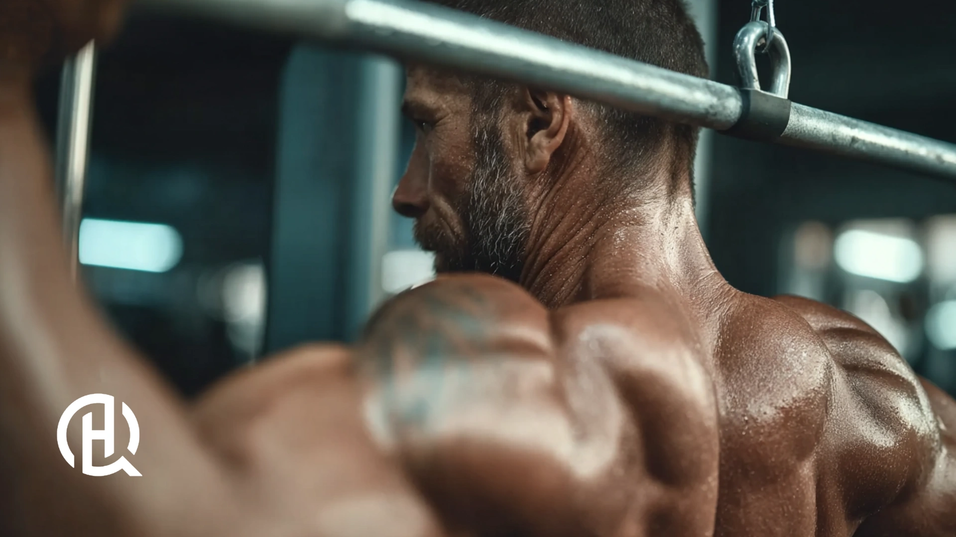 Woman doing Behind Neck Pulldown