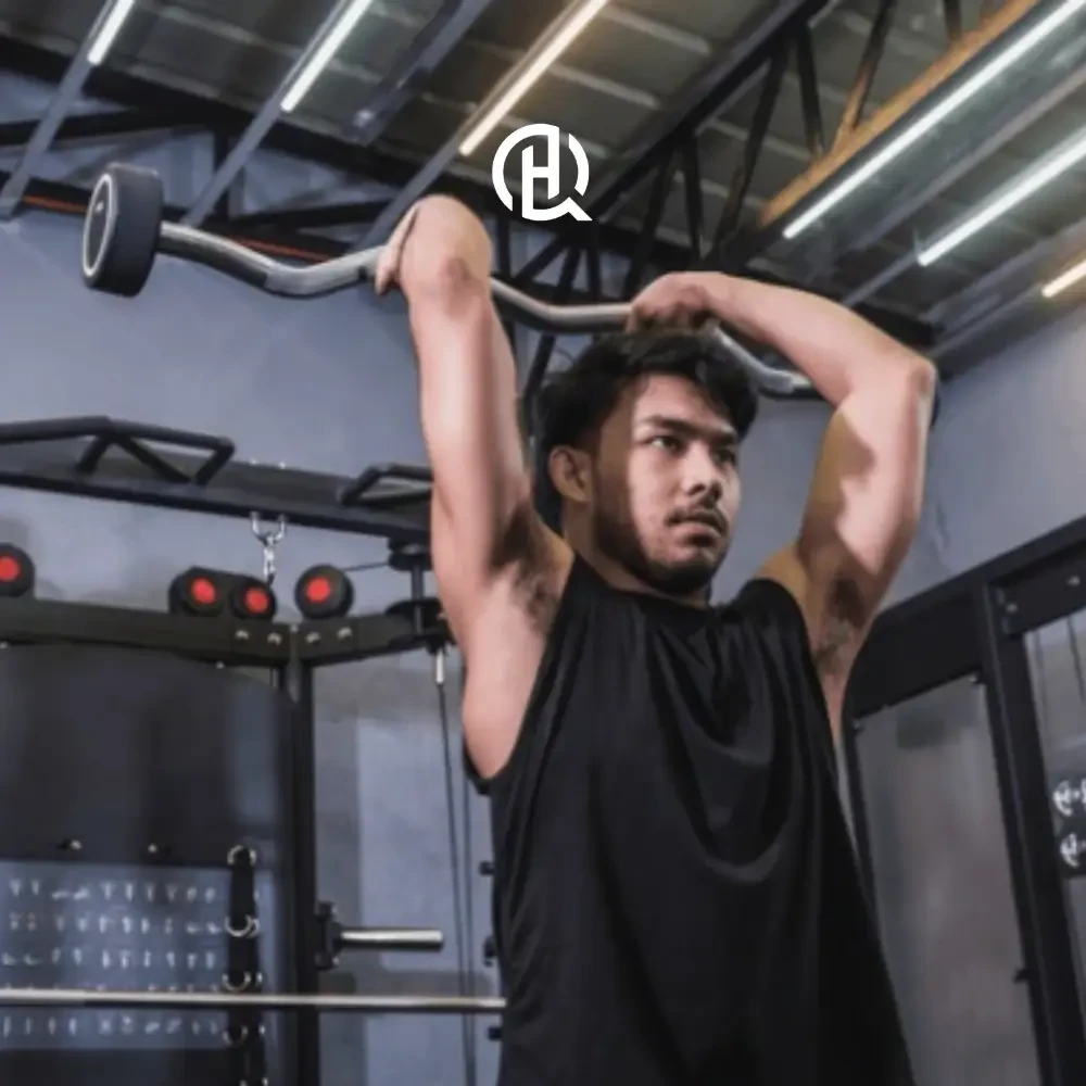 Seated Barbell French Press: Simple Exercise Guide